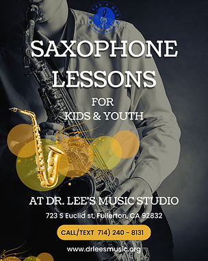 saxophone lessons;